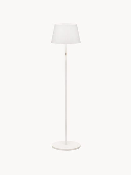 Lampa podłogowa LED Pomezia: przyciemniana, z akumulatorem, zmiana koloru