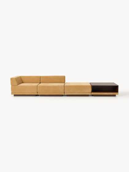 Sofa modułowa Colin ze stolikiem kawowym