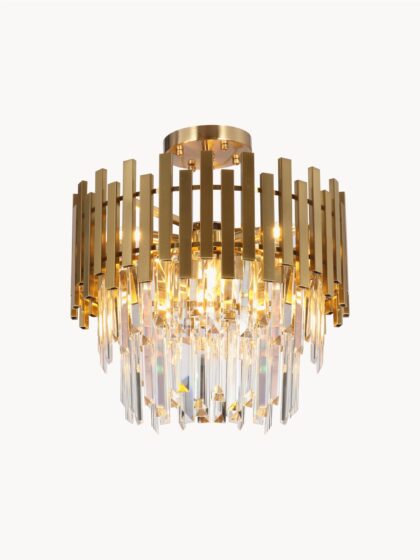 Duża lampa sufitowa Aspen, wykonana ręcznie