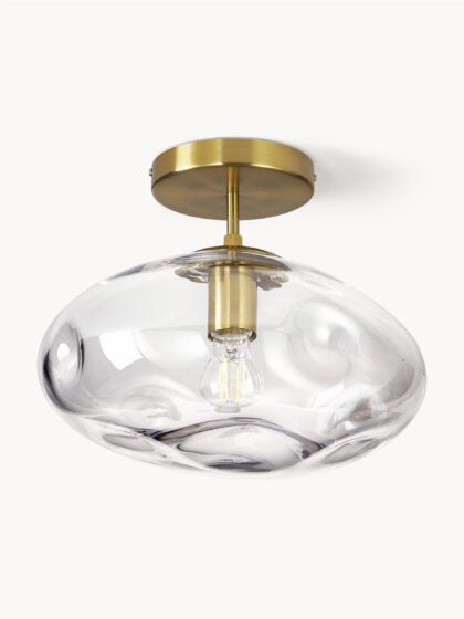 Szklana lampa sufitowa Amora, Ø 35 cm (wersja 2)
