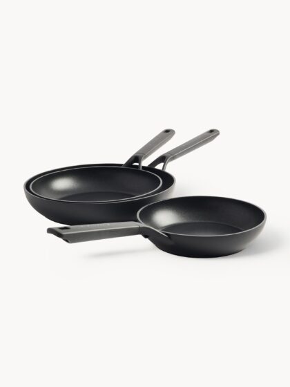 Patelnie KitchenAid z powłoką nieprzywierającą, zestaw 3 sztuk