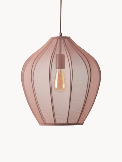 Lampa wisząca Beau z kloszem z siatki