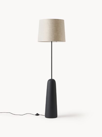 Lampa podłogowa Kaya z betonową podstawą