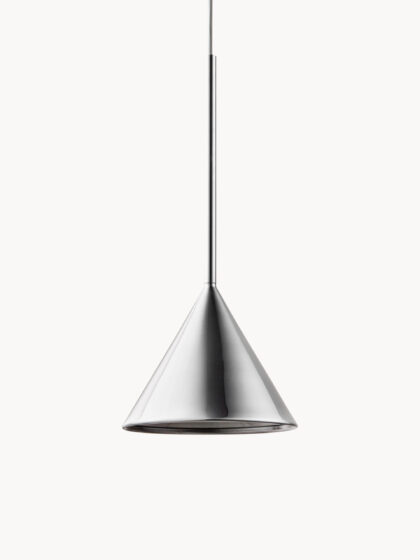 Mała ręcznie wykonana lampa wisząca Figura z aluminium, Ø 20 cm