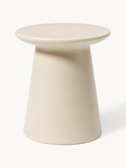 Okrągły stolik pomocniczy Dustan ze stoneware, Ø 40 cm