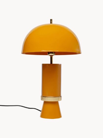 Duża ręcznie robiona lampa stołowa Josy, Ø 30 cm