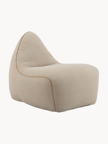 Pufa/worek do siedzenia SACKit z Teddy Bouclé