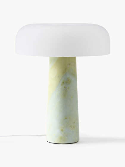 Lampa stołowa Carla z marmurową podstawą