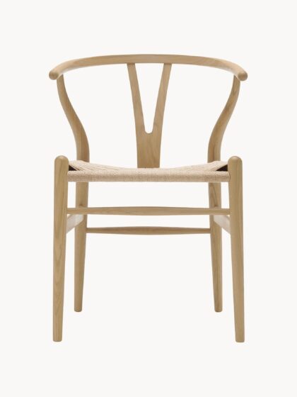 Krzesło CH24 Wishbone Chair jasne drewno