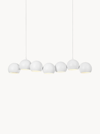 Duża lampa wisząca Cupolo biała