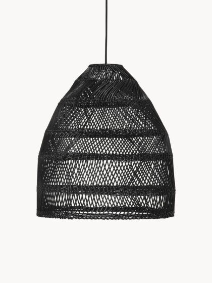 Outdoorowa lampa wisząca rattanowa M
